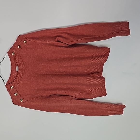 H&M small salmon pink sweater - Picture 1 of 8